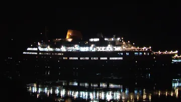 Saga Ruby (ex Vistafjord) transiting Cape Cod Canal