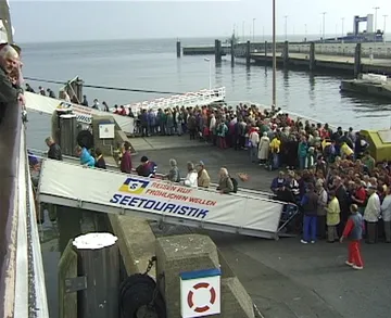 Wappen von Hamburg - stopover at Cuxhaven