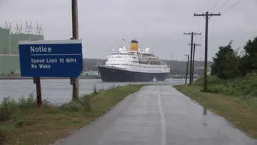 Saga Ruby (ex Vistafjord) transiting Cape Cod Canal