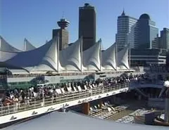 Leaving Vancouver aboard Galaxy