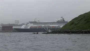 Maasdam leaves Halifax