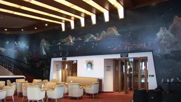 Ritz Carlton lounge aboard SS Rotterdam