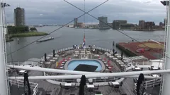 On deck aboard SS Rotterdam