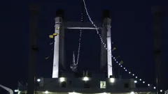 Evening on deck aboard SS Rotterdam