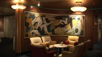 Club Room aboard SS Rotterdam