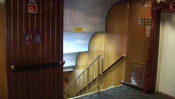 Regal Empress - Aft Stairs - Restaurant Deck to B-Deck