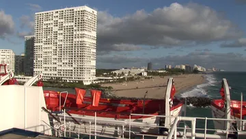 Arriving at Port Everglades aboard Regal Empress