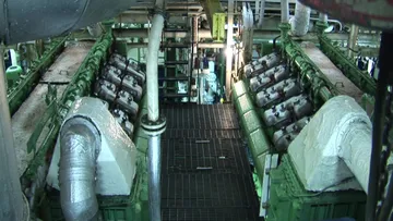 Engine room of Regal Empress