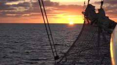 Sunset aboard Star Flyer