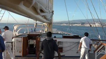 Arriving at Las Palmas aboard Star Flyer