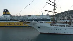 Sea Cloud II arrives at Nice