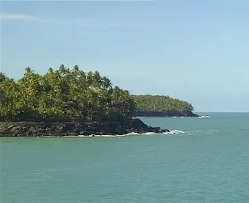 Leaving Îles du Salut aboard Black Watch