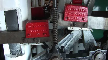 The engine room of Belle of Louisville