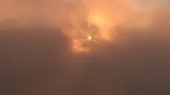 Dawn on the Tenessee river aboard Delta Queen