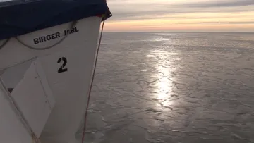 On deck aboard Birger Jarl