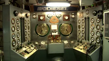 Engine room aboard Sea Cloud