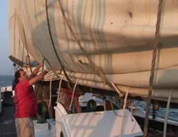 Schooner Alabama - Sails Down!