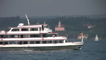 MS München navigates Lake Constance (Bodensee)