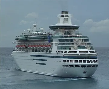 Monarch of the Seas leaves Bridgetown, Barbados