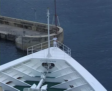 Leaving Bridgetown aboard Crystal Harmony