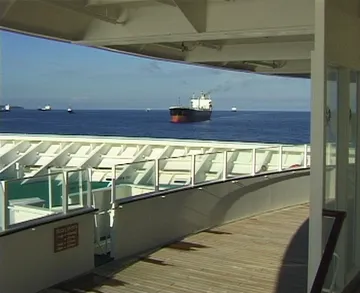 Transiting the Panama Canal aboard Crystal Harmony - Atlantic Anchorage