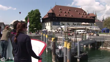 Arriving at Konstanz aboard MS Austria