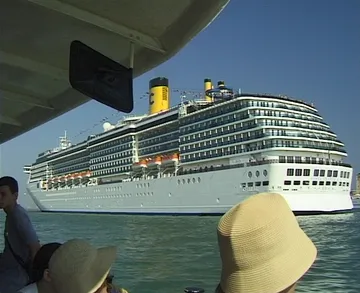 Costa Atlantica arrives at Venice