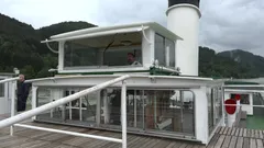 Wheelhouse of PS Schönbrunn