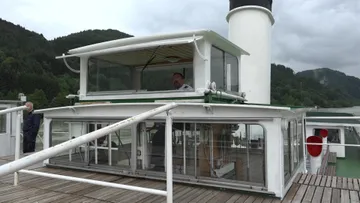 Wheelhouse of PS Schönbrunn