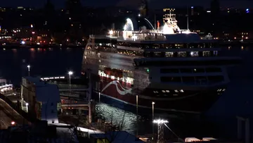 Viking Grace arrives at Stockholm