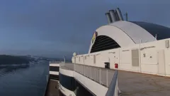 Leaving Stockholm aboard Viking Grace