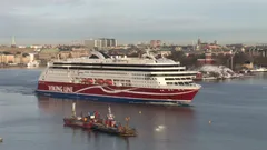 Viking Grace leaves Stockholm