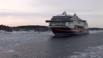 Viking Grace underway