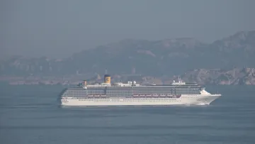 Costa Mediterranea leaves Marseille