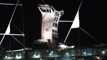 Wind Surf  anchoring at Marseille