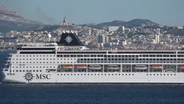 MSC Armonia leaves Marseille