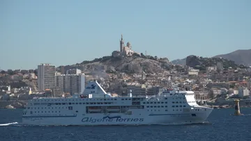 Tassili II leaves Marseille Marseille