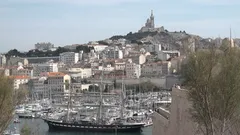 Belem Arrives at Vieux - Port de Marseille