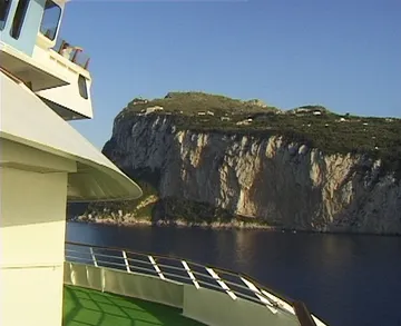 Passing Capri aboard Royal Viking Sun