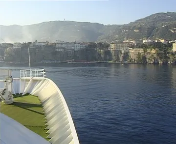 Arriving at Sorrento aboard Royal Viking Sun