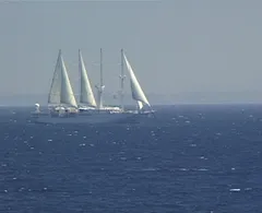 Wind Star vessel at sea