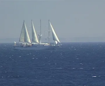 Wind Star vessel at sea