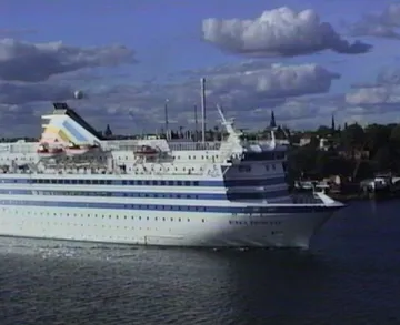 Birka Princess leaves Stockholm