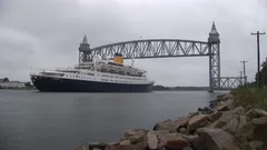 ships navigating Cape Cod Canal