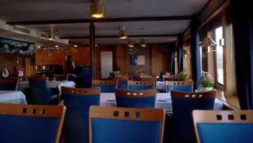 Restaurant aboard Nordstjernen