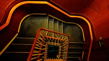 Stairs and Hallways Aboard Norstjernen