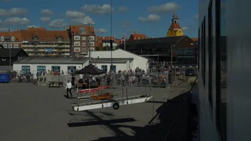 Arriving at Fåborg aboard Nordstjernen